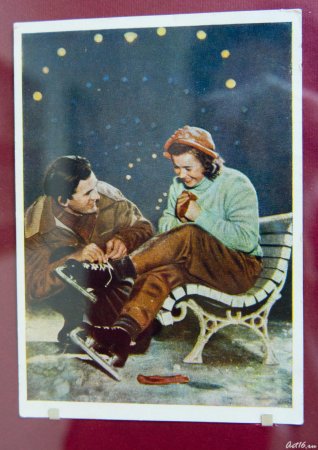 Новогодние открытки 1950-х годов