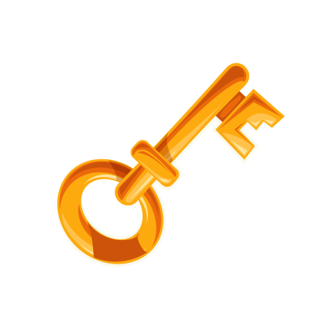 Ключ мультяшный