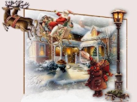 Французские открытки с новым годом