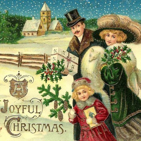 Старинные новогодние открытки