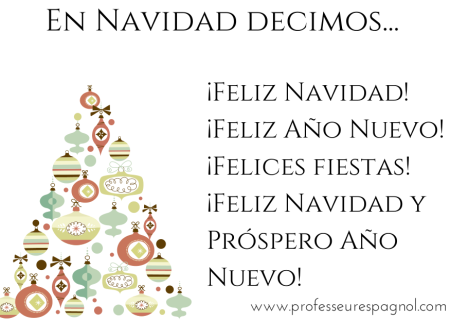 Открытка с новым годом на испанском языке