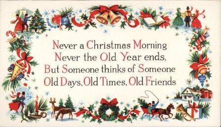 Английские открытки на новогоднюю тему