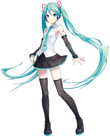 Hatsune Miku в полный рост