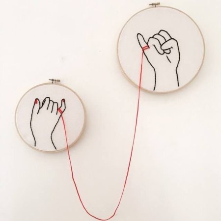 Красные нитки Эстетика