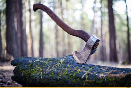 Топор лесоруба средневековый