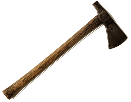 Топор на прозрачном фоне