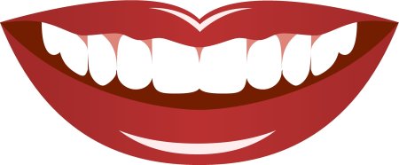 Мультяшный улыбающийся рот