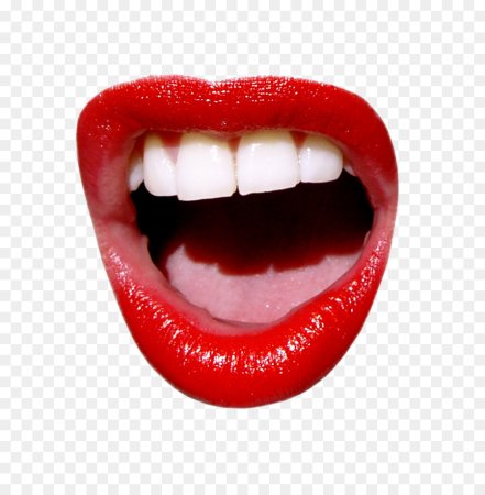 Красные губы