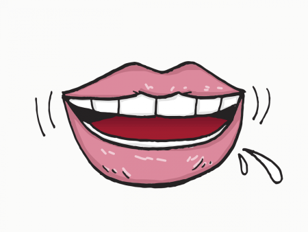 Губы улыбка