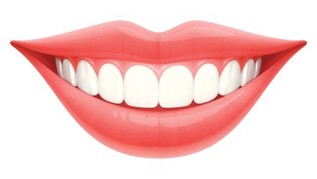 Зуб на прозрачном фоне