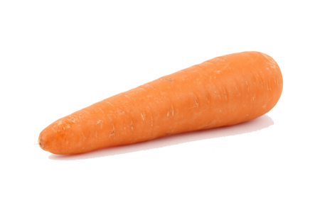 Морковь на белом фоне