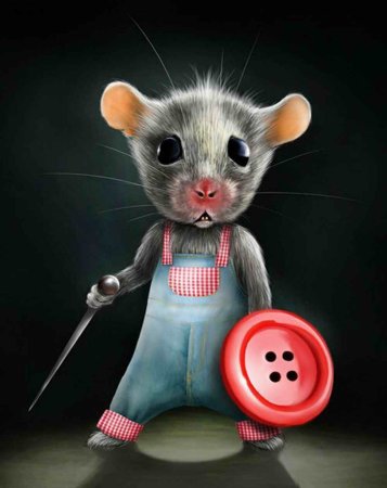 Смешная мышь