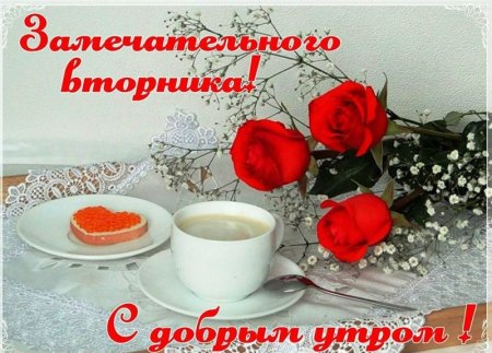 Открытки с добрым утром вторника