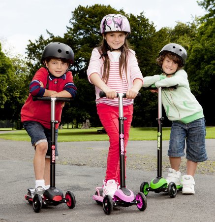 Самокат Yvolution Glider XL зеленый