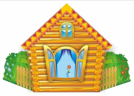Декорация домик для детского сада