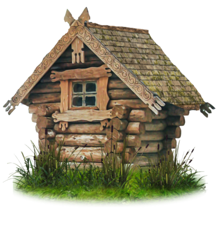 Деревянная избушка