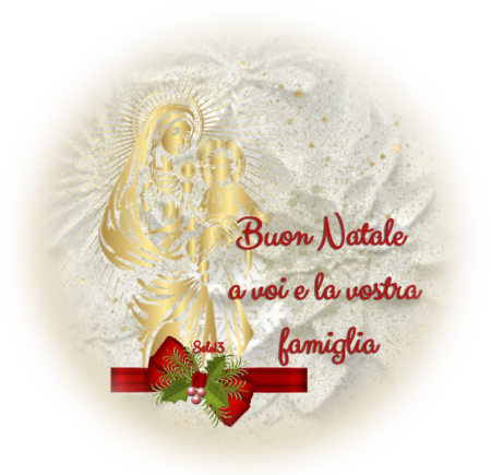 Рождественская открытка на итальянском