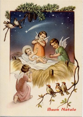 Итальянские Рождественские открытки