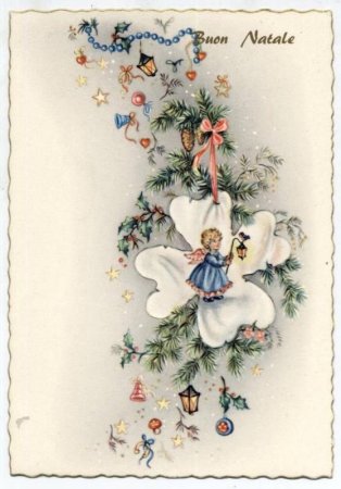 Итальянские Рождественские открытки