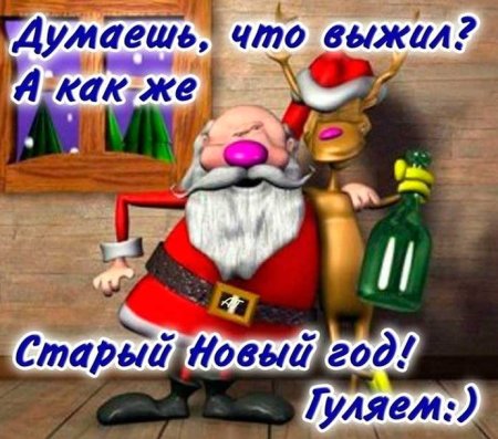 Старый новый год прикольные