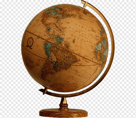 Глобус на белом фоне