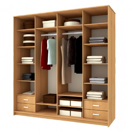 Шкаф купе изнутри