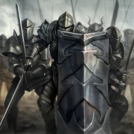 Королевский рыцарь фэнтези алебарда