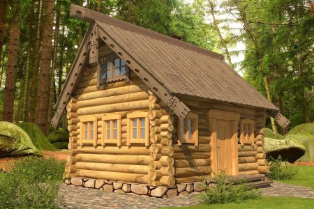 Рубленая изба