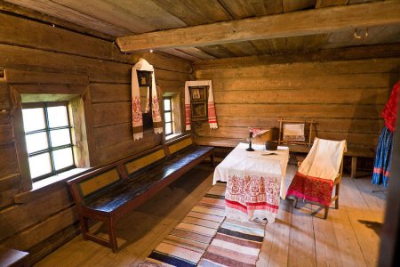 Крестьянская изба в древней Руси