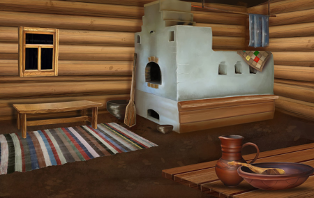 Изба внутри