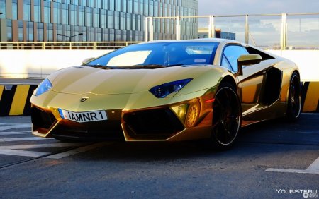 Ламборджини авентадор 2020 золотой