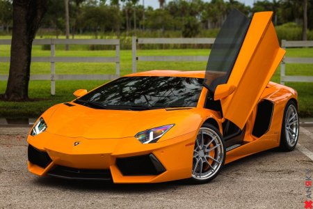 Lamborghini, Orange, Aventador, lp700-4