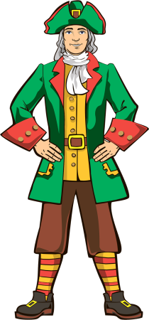 Гулливер на белом фоне