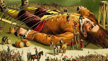 Джонатан Свифт путешествие Гулливера в Лилипутию