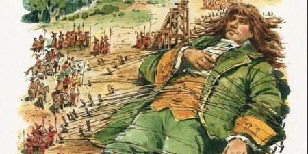 Джонатан Свифт путешествия Гулливера рисунок