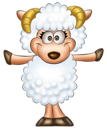 Барашек мультяшный