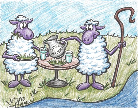 Смешной барашек