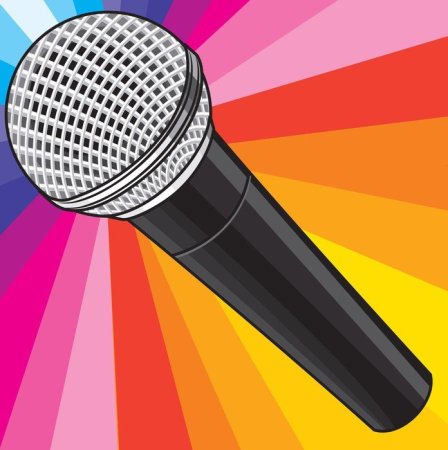 Микрофон мультяшный