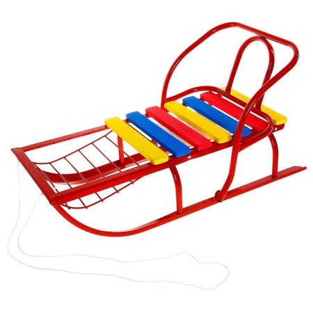 Санки детские ветерок 6 (зеленый/красный/синий) в6