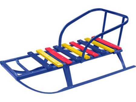 Санки разноцветные