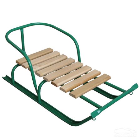 Детские санки на прозрачном фоне