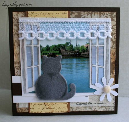 Декоративные новогодние окошки своими