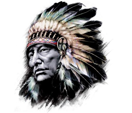 Вождь индейцев
