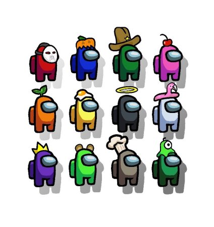 Стикеры амонг АС