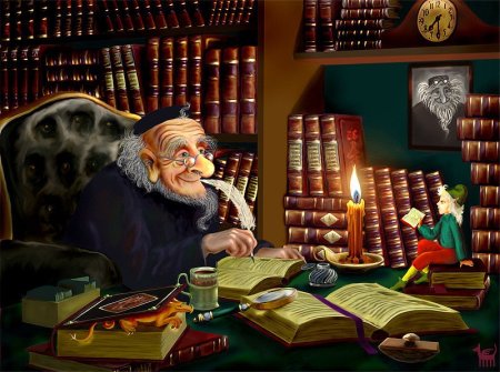 Старый библиотекарь