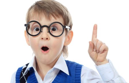 Очкарики дети на прозрачном фоне