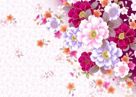 Цветочные обои