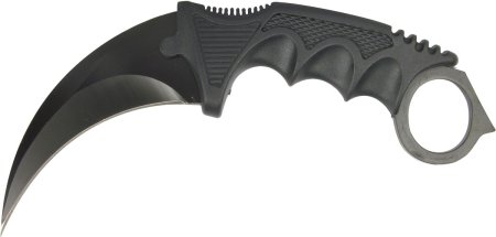 Нож керамбит черный