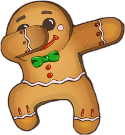 Стикер Пряничный человек