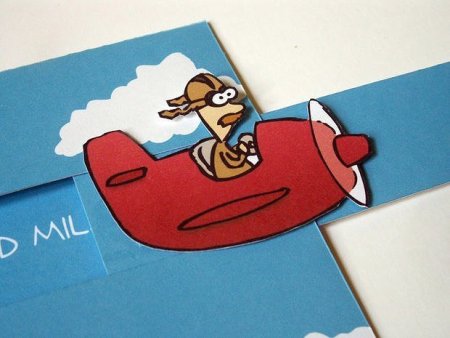 Открытка с движущимся элементом